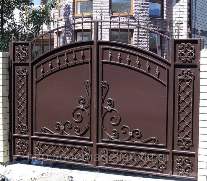 Изготовим кованые ворота, металлические двери, решетки, оградки.Недорого, фотография 1