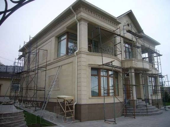 Травертин,гранит,мюнхенка,байрамикс,фасадные работы, фотография 2