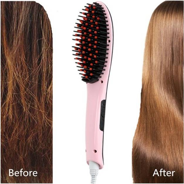 Электрическая расческа-выпрямитель Fast Hair Straightener HQT-906, фотография 3