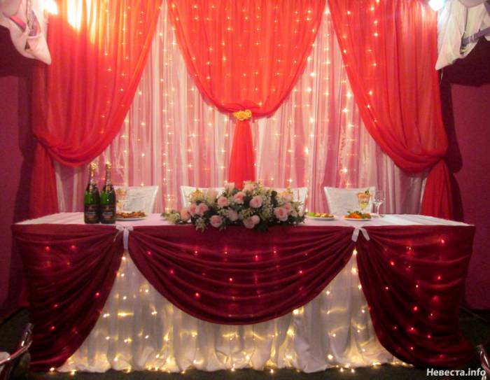 Оформление президиума молодоженов, залов на дни рождения, корпоративов!!!, фотография 8