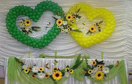 Оформление президиума молодоженов, залов на дни рождения, корпоративов!!!, фотография 10