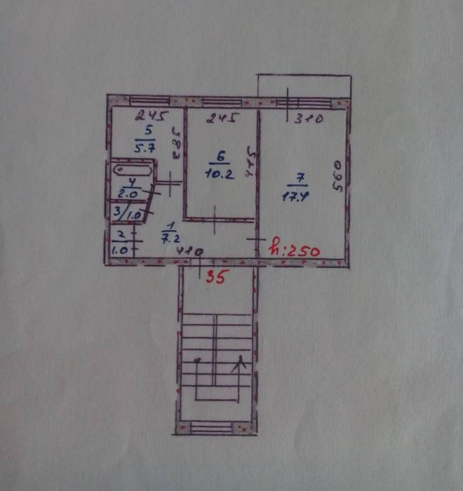 Продам 2-х комнатную квартиру 2-й этаж , улАйманова10, фотография 1