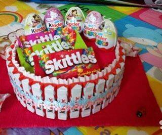 киндер,торты,памперсов,конфеты,розы, куклы,корзины,коробки, фотография 4