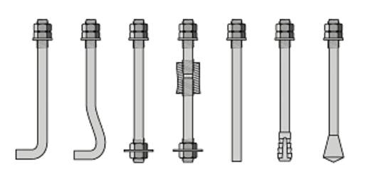  Болты фундаментные изогнутые гост 24379.1-80, фотография 1
