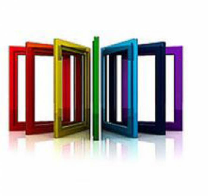 Цветной профиль для пластиковых окон, фотография 1