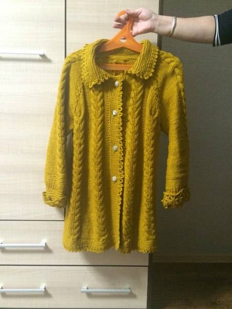 вязаный кардиган, фотография 3