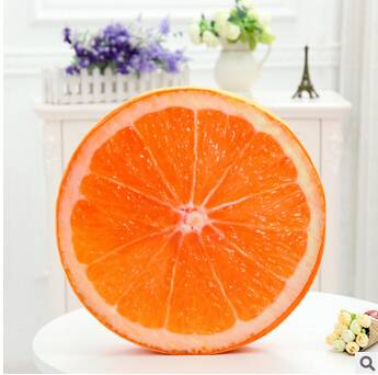 Мягкие подушки в виде 3D фруктов, фотография 2