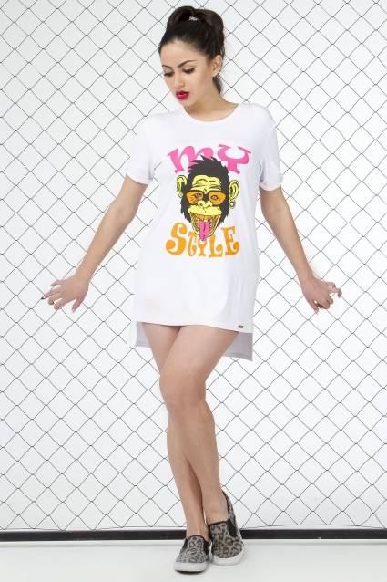 Туники и футболки Street Style с модными принтами  , фотография 1