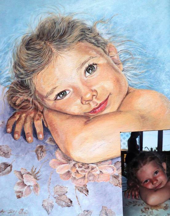 Роспись на стенах и потолках, барельеф, картины, портрет..., фотография 6