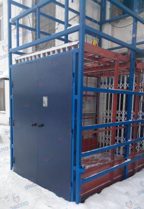 Шахтный грузовой подъемник от компании «ЭСКПО», фотография 1