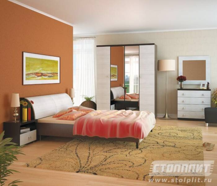 Продам спальную гарнитуру. Кровать, шкаф, комод, фотография 2