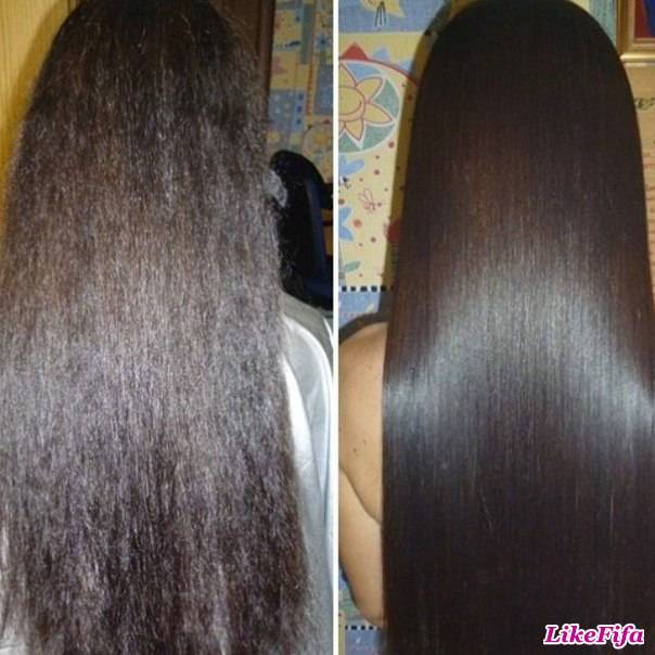 Кератиновое выпрямление волос, наращивание ресниц, сахарная депиляция, фотография 6