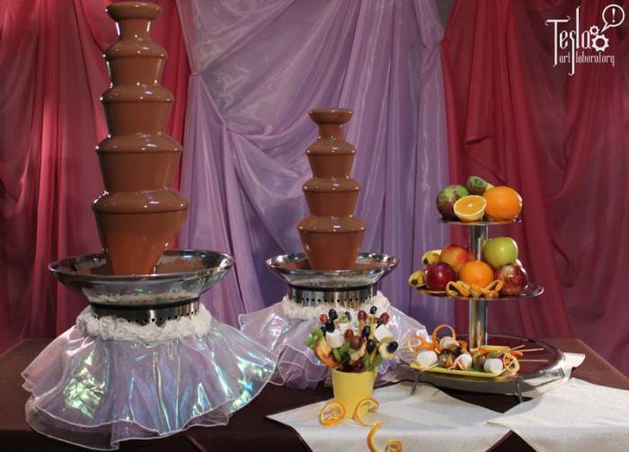 Шоколадный фонтан от TESLA Art Lab  , фотография 3