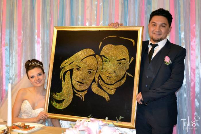 Блесточный портрет на заказ от TESLA Art Lab  , фотография 4