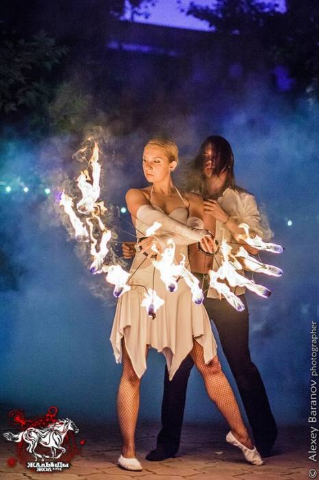 Огненное шоу Duo от TESLA Art Lab  , фотография 3