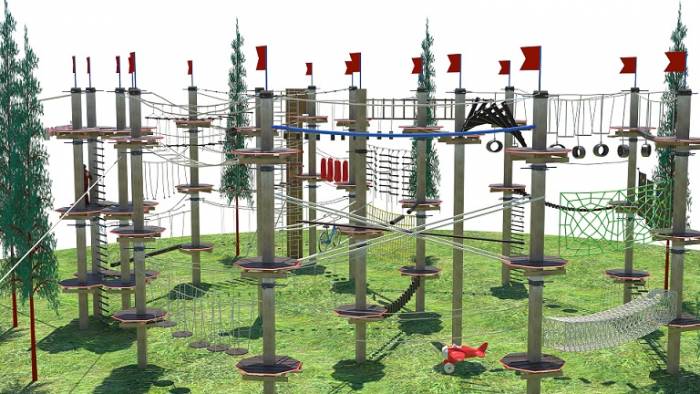 Веревочные парки/канатные мосты от производителя, фотография 2