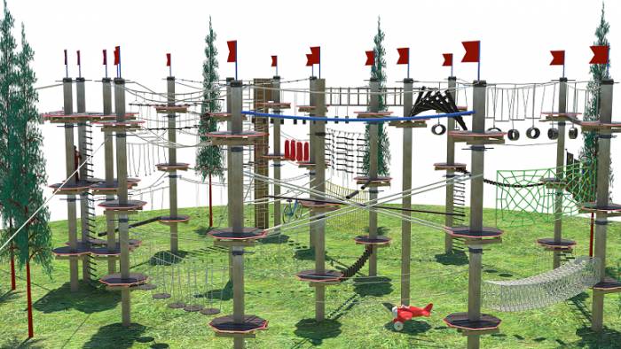 Веревочные парки/канатные мосты от производителя, фотография 6
