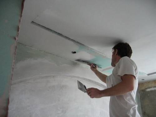 ремонт потолка, фотография 1