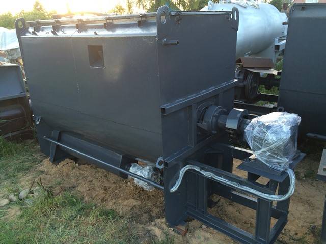 Смеситель Кормов Горизонтальный СКО-Ф-3 с хранения. Привод новый, фотография 1