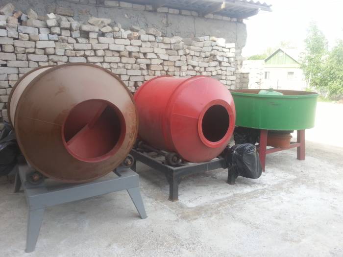 Бетономешалка,бетономеситель, пескоблочное, шлакоблочное оборудование, аппарат, станок, фотография 1
