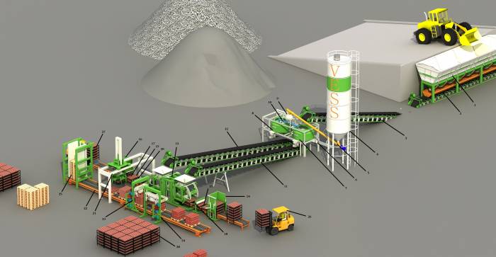 Вибропресс для производства шлакоблоков, фотография 3