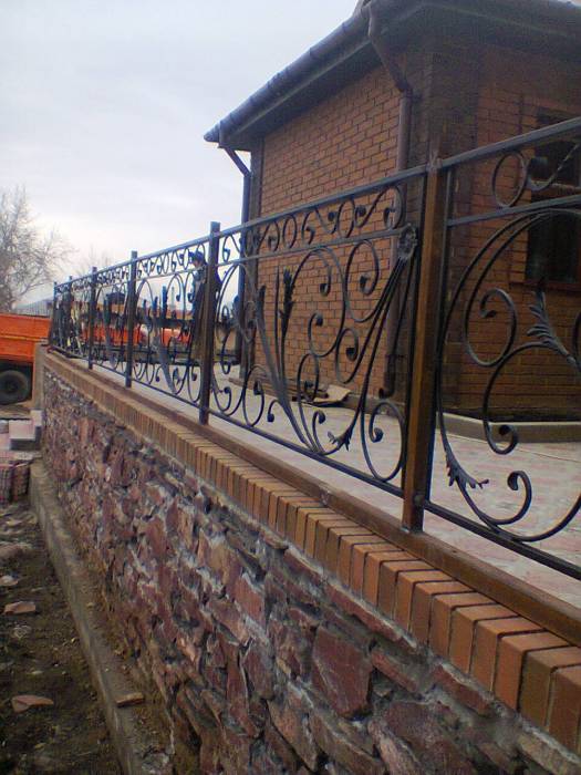 лестницы кованные деревянные, фотография 6