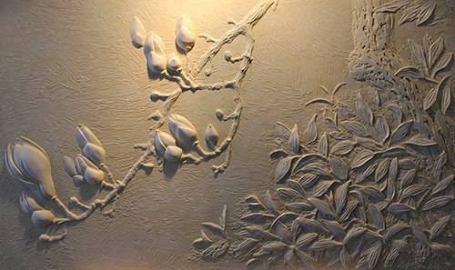 3D барельеф в интерьере, фотография 7