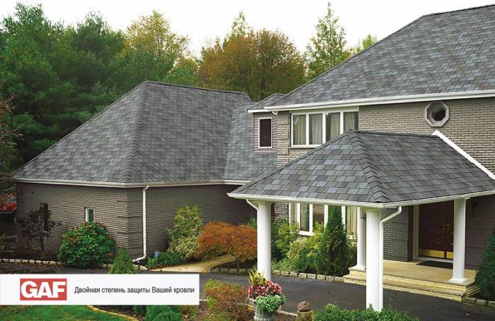 Битумная черепица GAF от компании 
