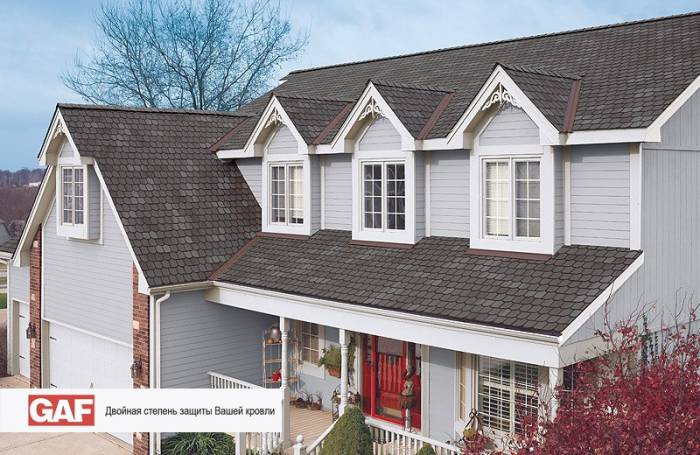 Битумная черепица GAF от компании 