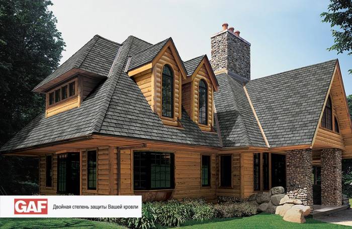 Битумная черепица GAF от компании 