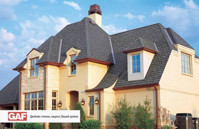 Битумная черепица GAF от компании 