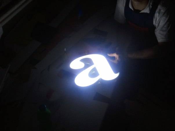 Объёмные буквы, вывески, штендеры, баннера, пресс стены, фотография 1