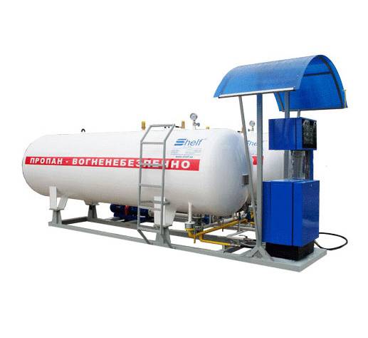 Модульная АГЗС. Установка газозаправочная с колонкой SHELF 100-1 LPG (5000 л.), фотография 2