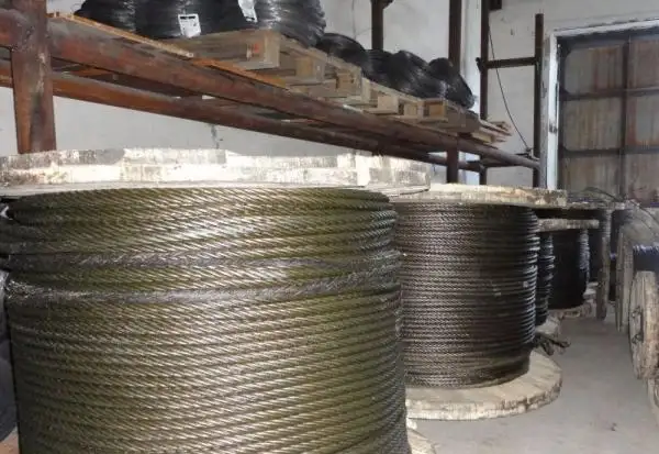 ГОСТ 3066 80 канат стальной, D 1,9-27,5 мм, Стандарт: 3066-80, Покрытие: оцинкованный; светлый; черный, фотография 1