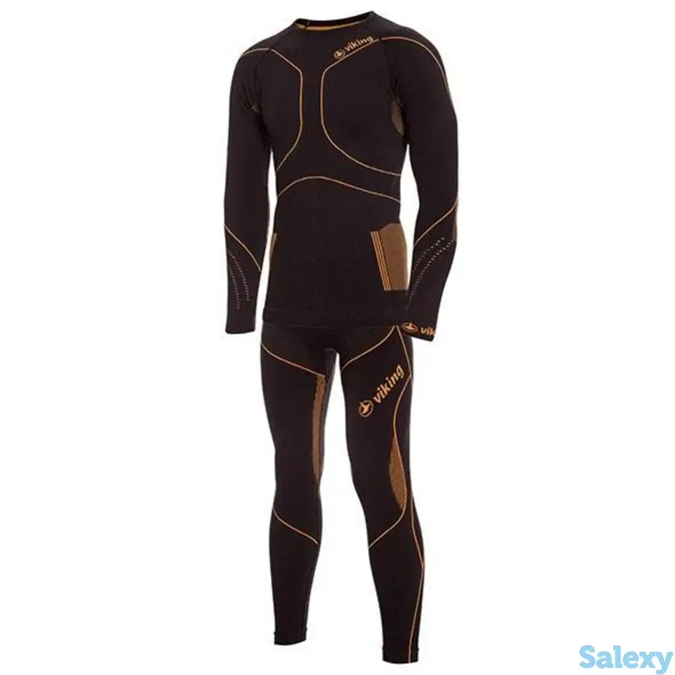 Комплект термобелья viking bruno men black/orange, фотография 1
