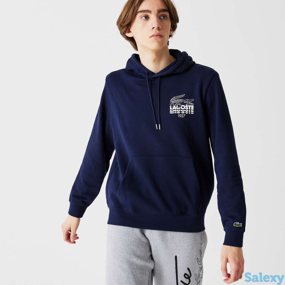 Мужской худи lacoste crocodile с капюшоном, фотография 1