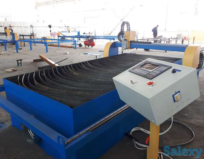 портальный станок плазменной резки металла с ЧПУ, фотография 2