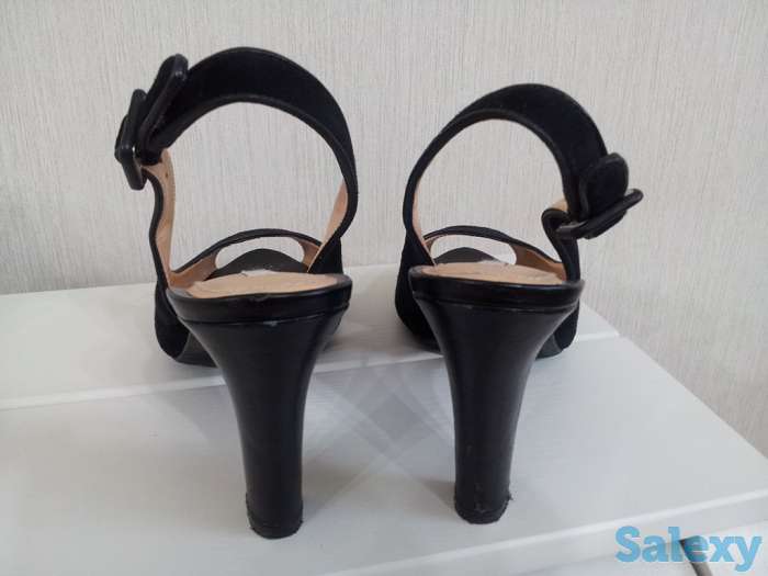 Туфли черные Geox (Италия), замшевые, недорого, фотография 5