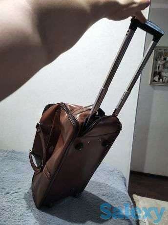 Кожаная сумка дорожная из Израиля, фотография 1