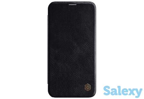 Чехол nillkin qin leather case для iphone 12/12 pro. черный, фотография 1