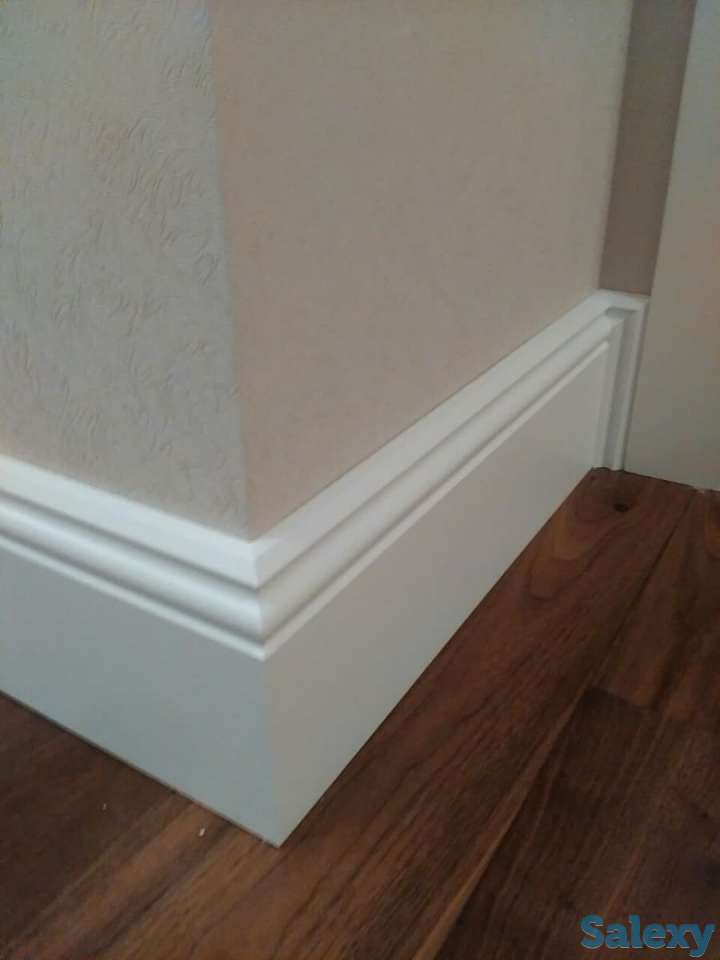 Укладка ламината плинтуса МДФ установка дверей врезка замков ремонт квартир под ключ, фотография 1