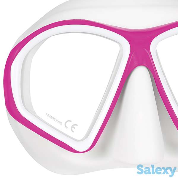 Маска для плавания mares sealhouette, для взрослых - ц.обт.белый, ц.р.бело-розовый, фотография 2