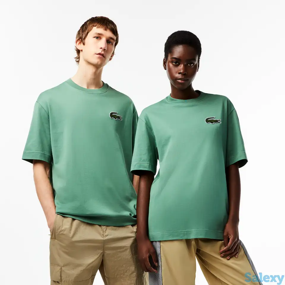 Футболка lacoste unisex из органического хлопка, фотография 1