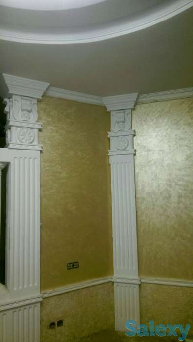 Нанесение декоративного покрытия 