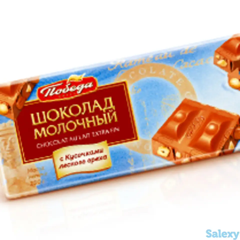 Шоколад молочный с орехом, 30%, фотография 1