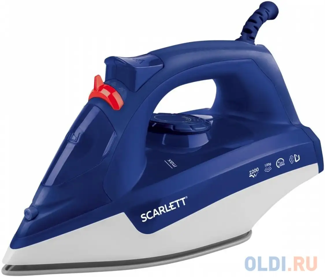 Утюг scarlett sc-si30p17 2200вт синий/белый, фотография 1