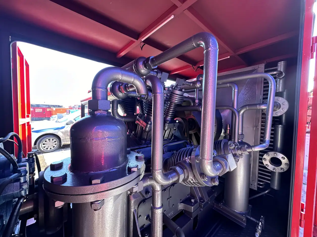 Дожимной дизельный компрессор BAYSAR SF-1.225-150, фотография 4