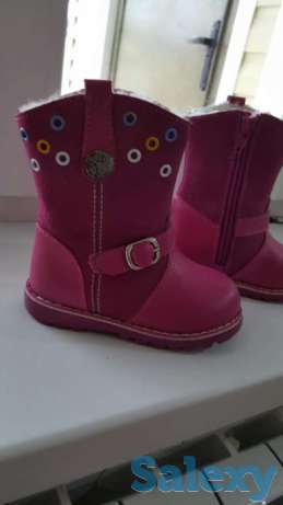 Продам зимние сапоги для девочки, фотография 1