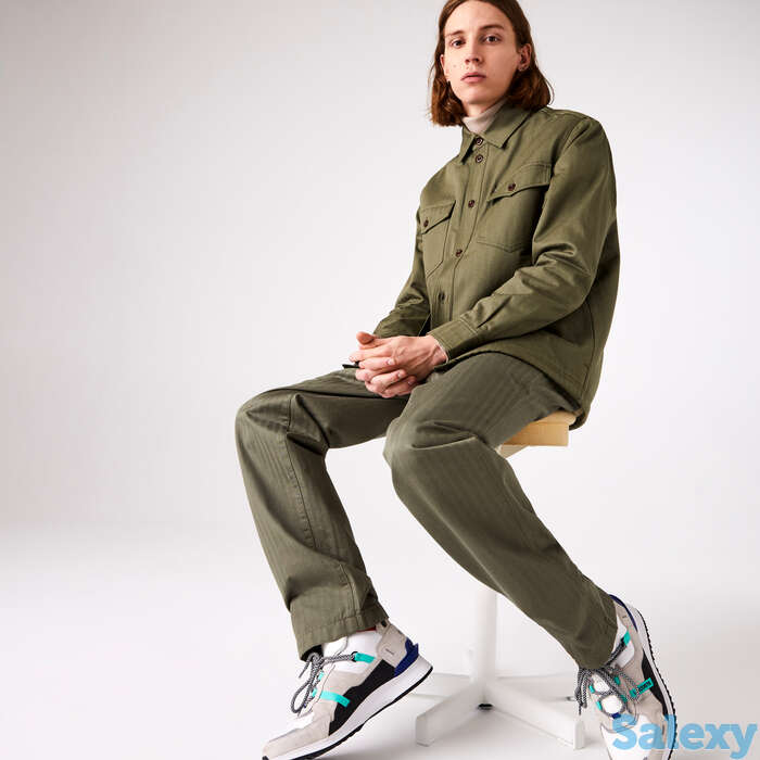 Утеплённая мужская рубашка lacoste, фотография 1