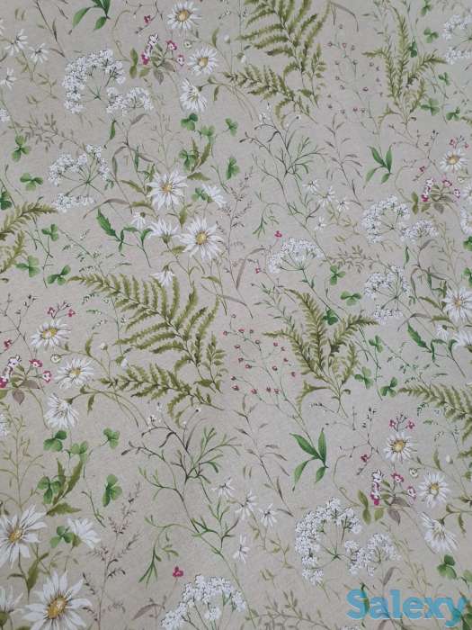 Итальянская скатерть, цветы луга, с тефлоновым покрытием, фотография 1